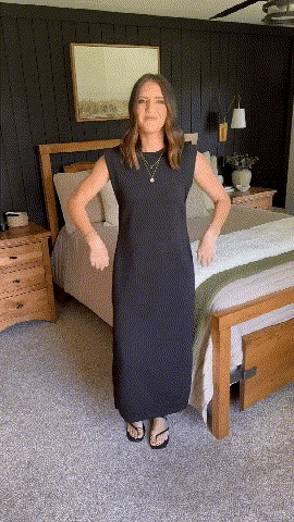 Usphonecards - Summer hot sale - women's casual loose split wrinkle free maxi dress