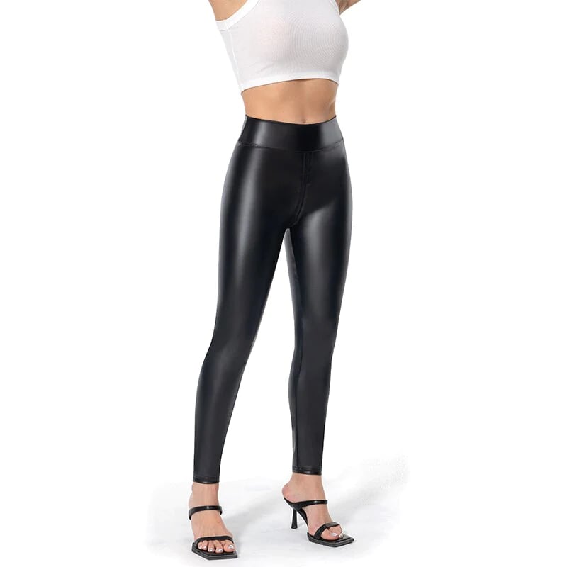 Usphonecards - Matte Leather Trousers