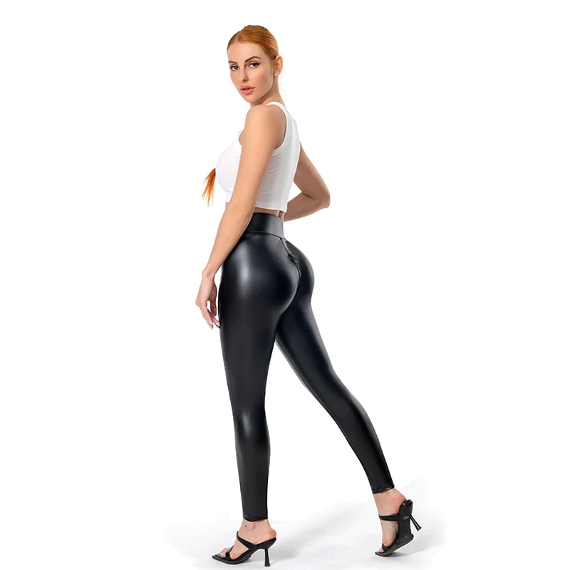 Usphonecards - Matte Leather Trousers