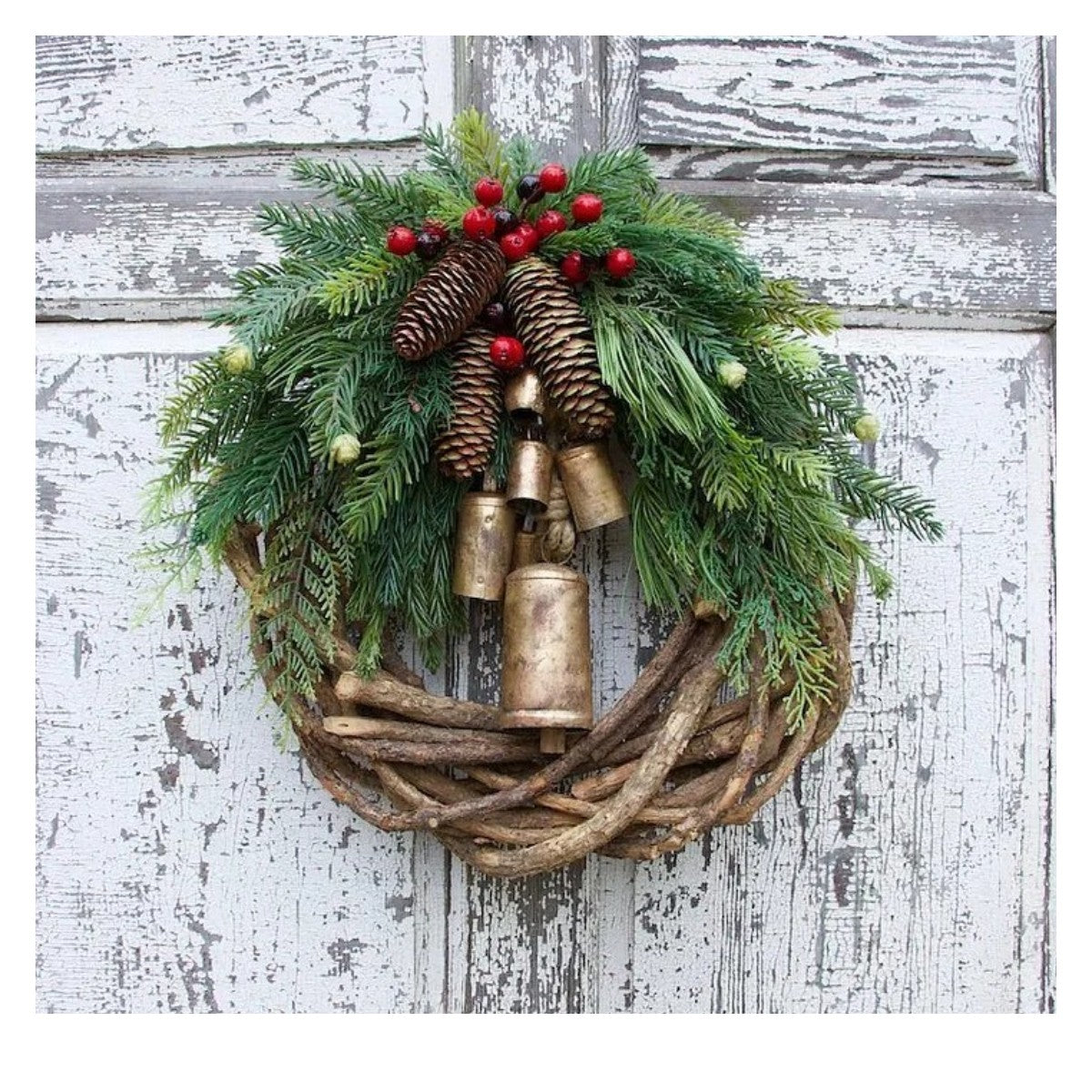 🍭Specials this week -  Farmhouse Christmas Wreath, Boho Wreath, Holiday Wreath - naotstore