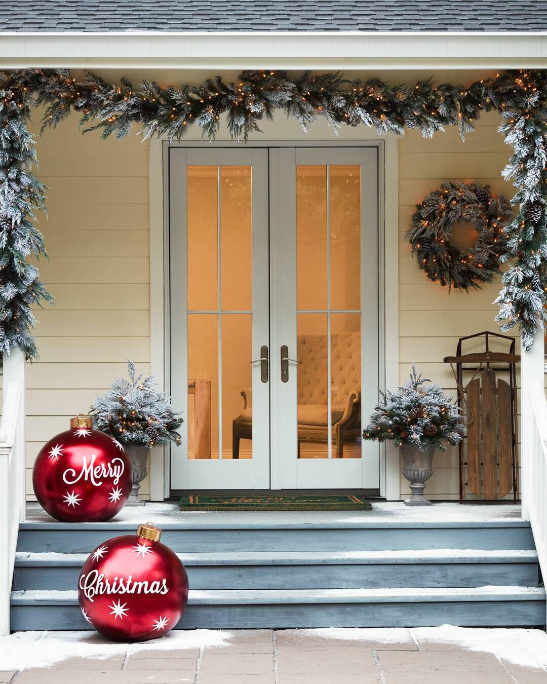 Usphonecards - Outdoor Christmas PVC inflatable Decorated Ball