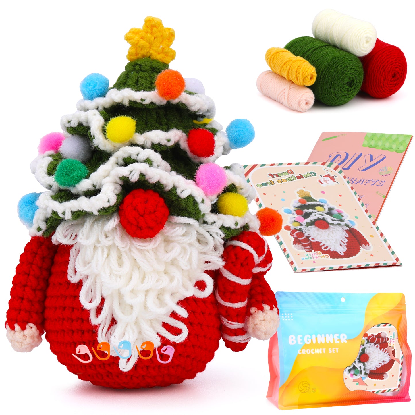 Christmas new woven jewelry handmade DIY gift crochet material package