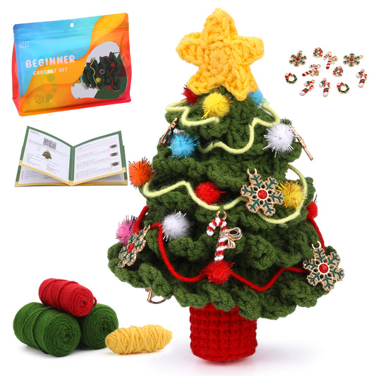 Christmas new woven jewelry handmade DIY gift crochet material package