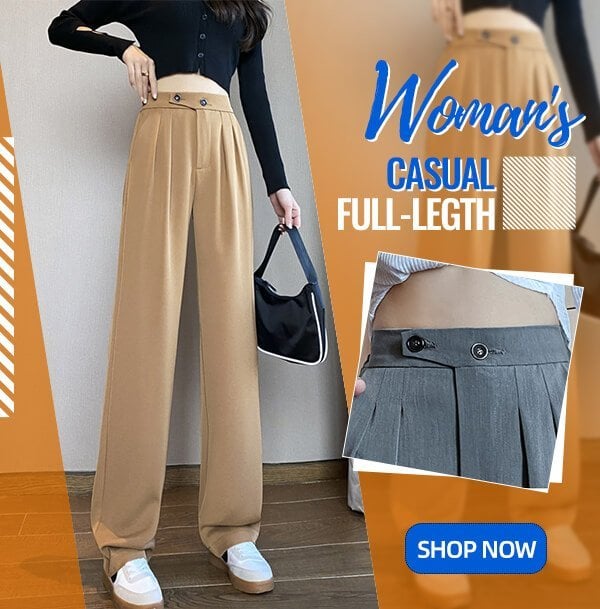 Usphonecards - Women's casual full-length pants