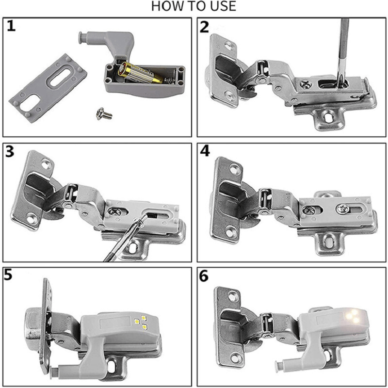 🔥Last day! 💥Special sale - Inner Hinge LED Sensor Light For Kitchen Bedroom - naotstore