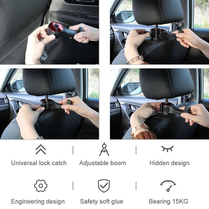 Usphonecards - Car seat hidden hook