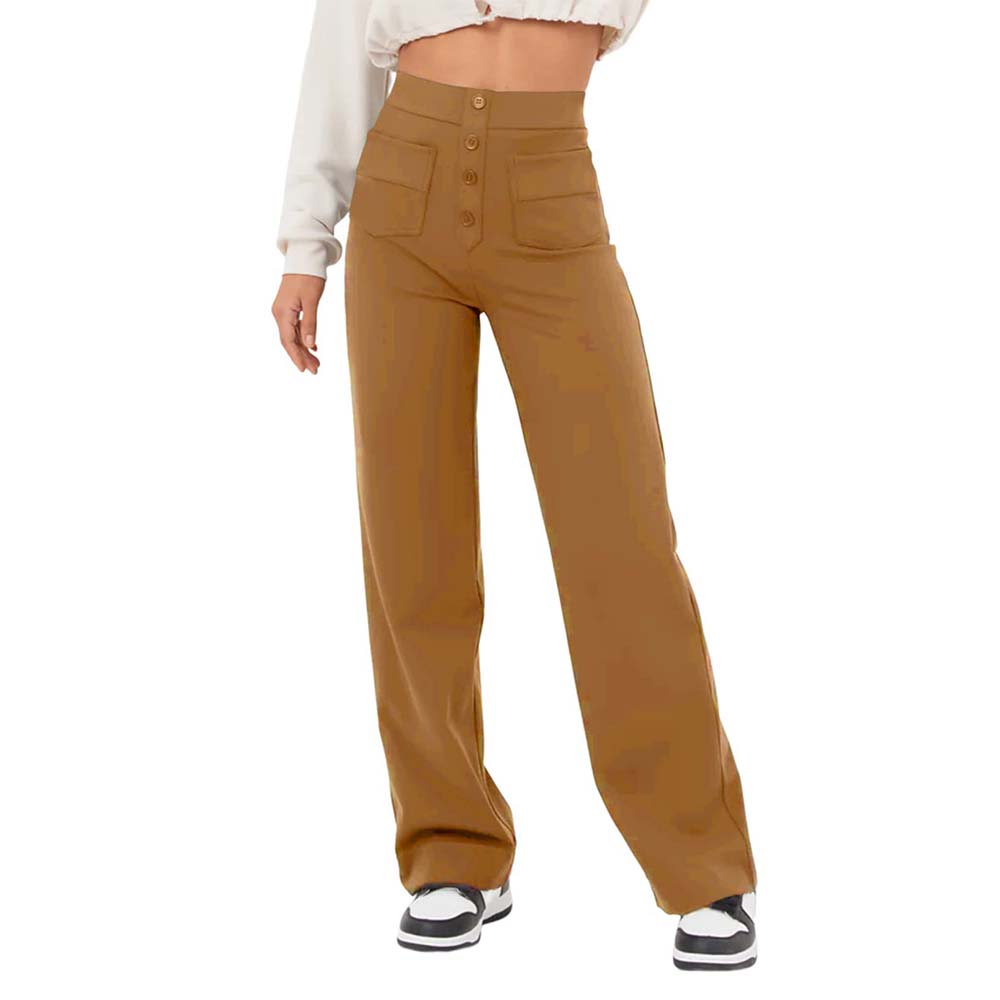 💥🔥Hottest products this month - High-waisted Elastic Casual Trousers - naotstore