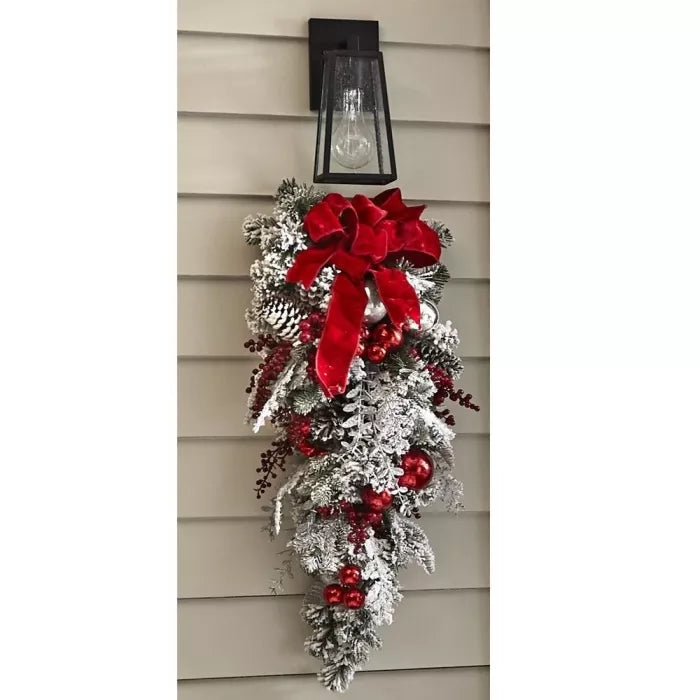 Usphonecards - The Cordless Prelit Red And White Holiday Trim