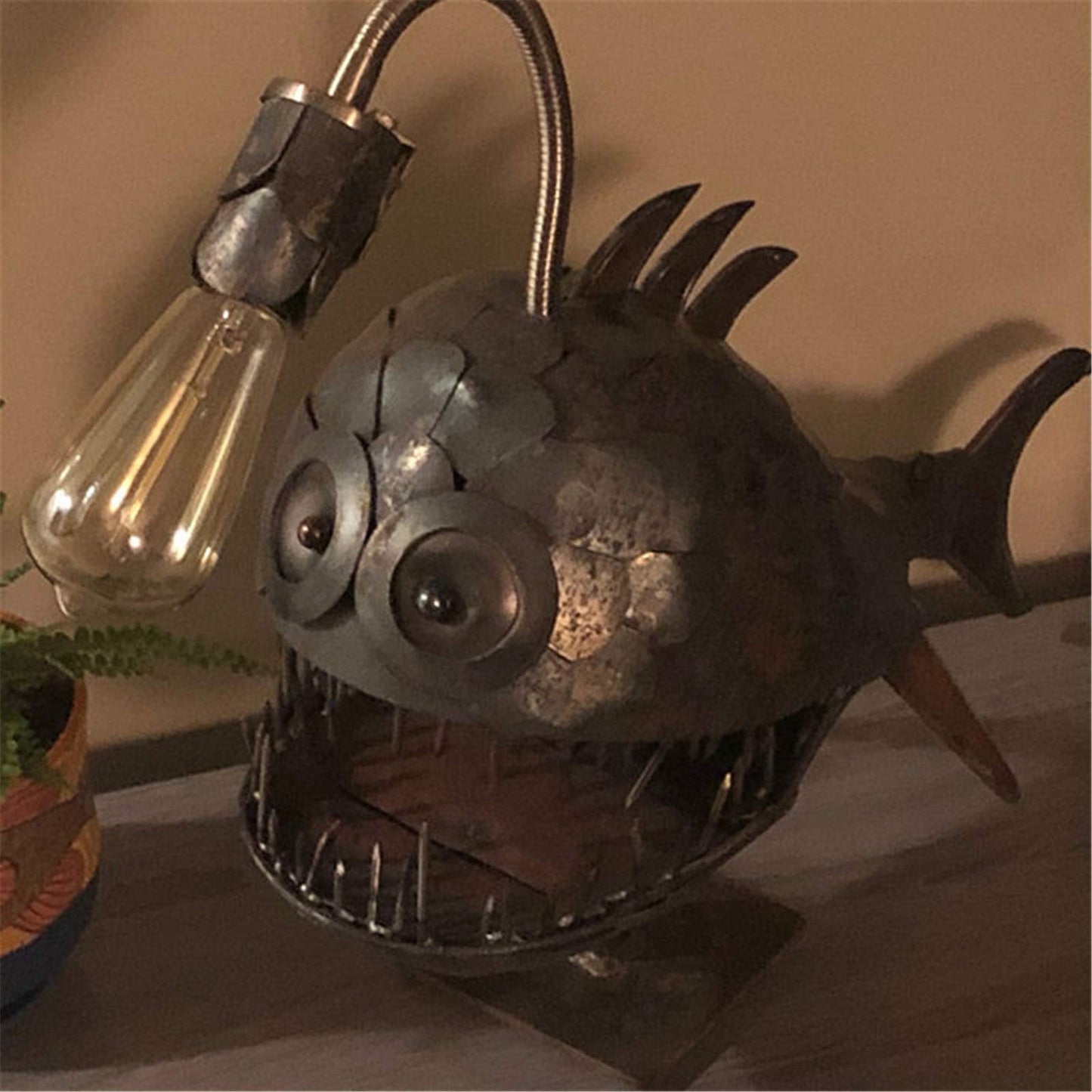 Usphonecards - Angler Fish Lamp-Best Home Decor Custom Art