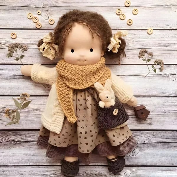 💥Specials this week🎁The Best Gift for Kids-Handmade Waldorf Doll - naotstore