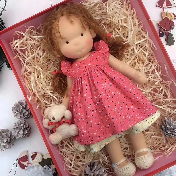 💥Specials this week🎁The Best Gift for Kids-Handmade Waldorf Doll - naotstore