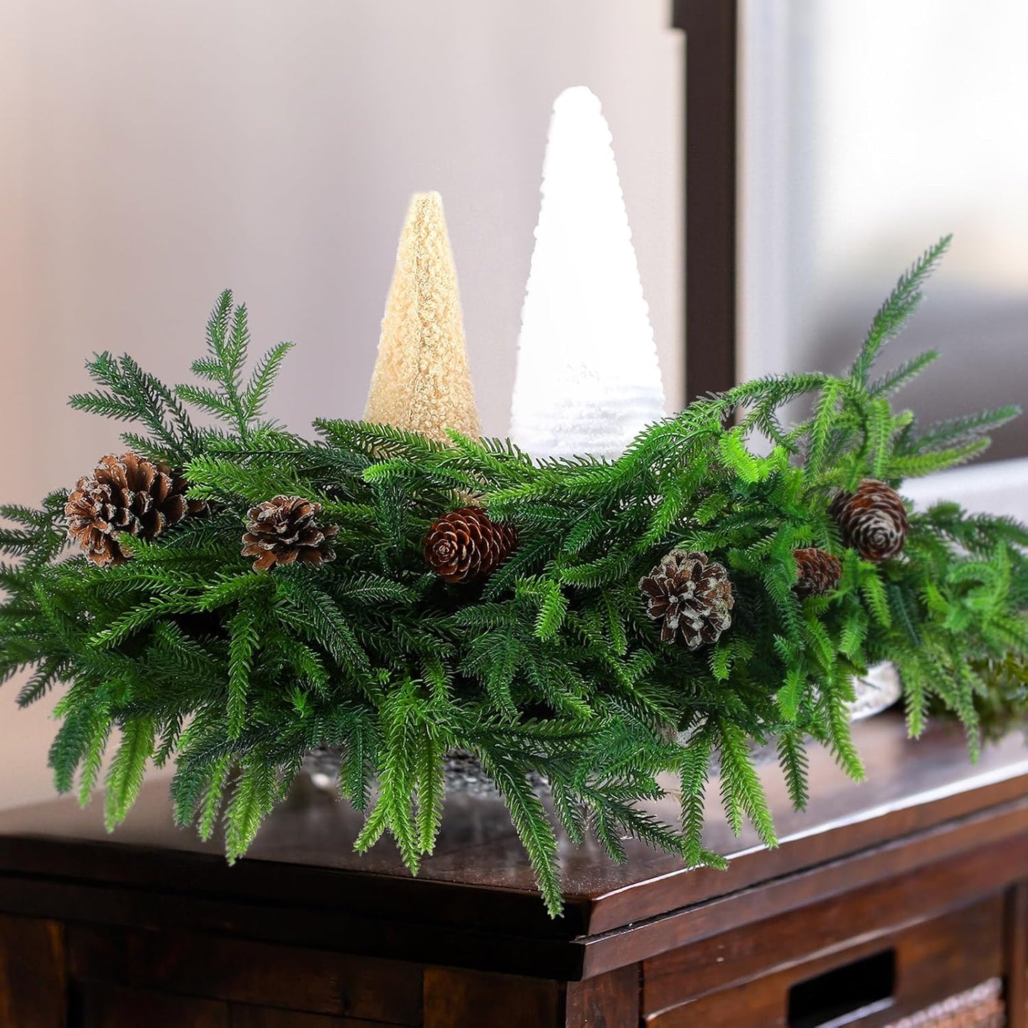 Usphonecards - Natural Christmas Greenery-Norfolk Pine Branch