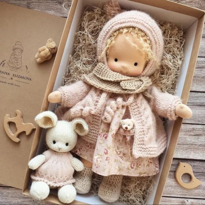 💥Specials this week🎁The Best Gift for Kids-Handmade Waldorf Doll - naotstore