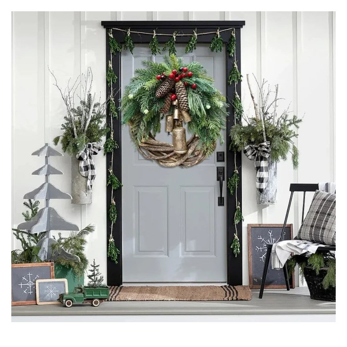 🍭Specials this week -  Farmhouse Christmas Wreath, Boho Wreath, Holiday Wreath - naotstore