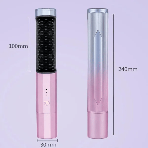 Usphonecards - Portable Cordless Hair Straightening Brush