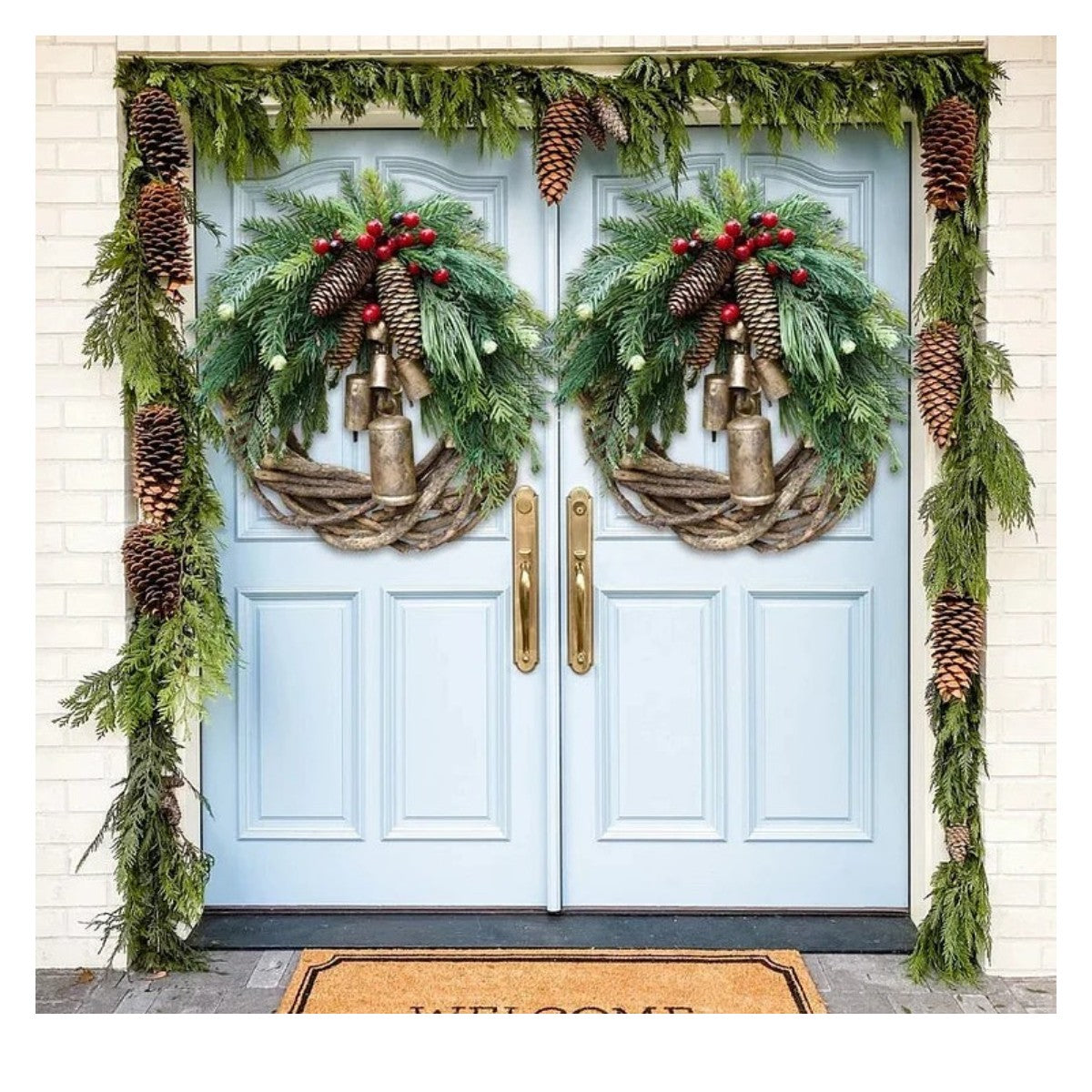 🍭Specials this week -  Farmhouse Christmas Wreath, Boho Wreath, Holiday Wreath - naotstore