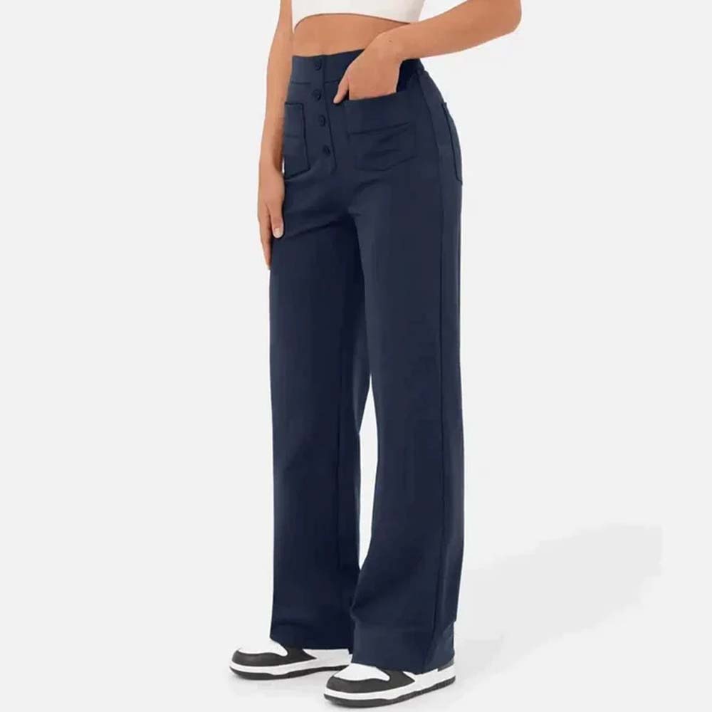 💥🔥Hottest products this month - High-waisted Elastic Casual Trousers - naotstore