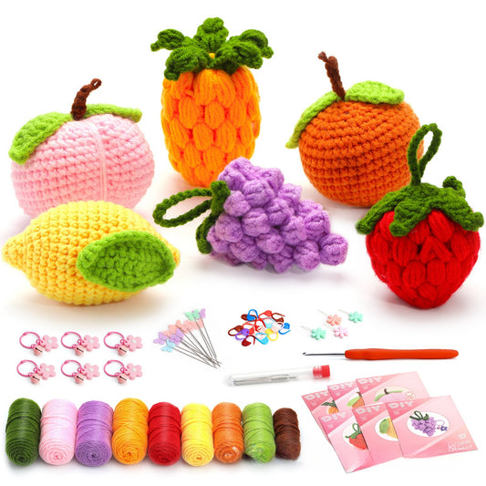 Fruit Handmade DIY Knitting Material Kit