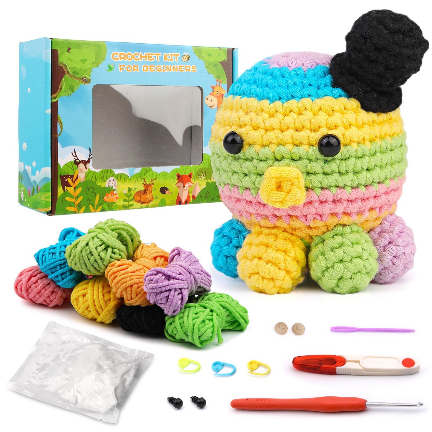 Crochet doll diy knitting group handmade knitting doll decorations material package