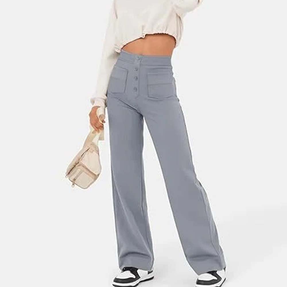 💥🔥Hottest products this month - High-waisted Elastic Casual Trousers - naotstore