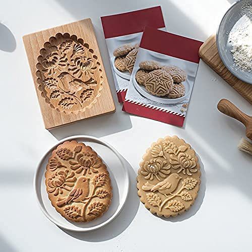 💥This week's specials - Wood Grain Cookie Knife - Cookie Embossing Mould - naotstore