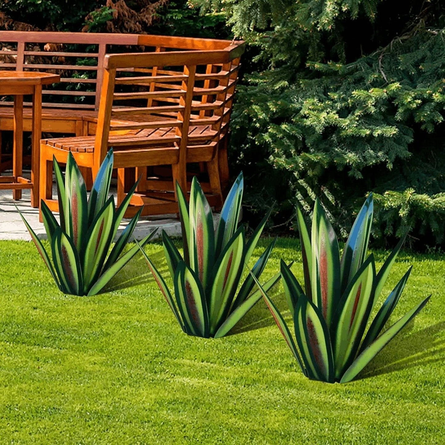 Usphonecards - Waterproof Solar Garden LED Agave