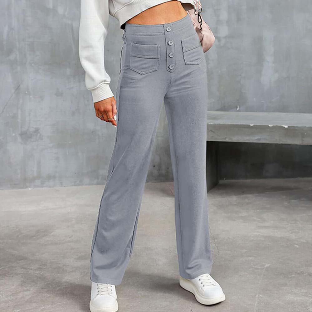 💥🔥Hottest products this month - High-waisted Elastic Casual Trousers - naotstore