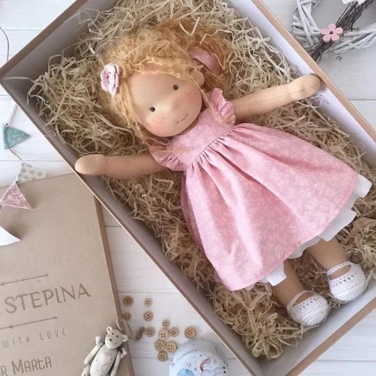 💥Specials this week🎁The Best Gift for Kids-Handmade Waldorf Doll - naotstore