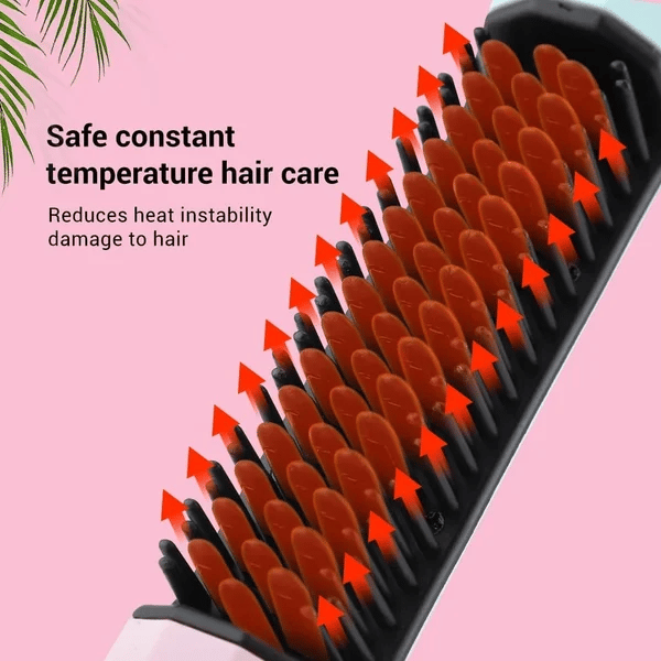 Usphonecards - Portable Cordless Hair Straightening Brush