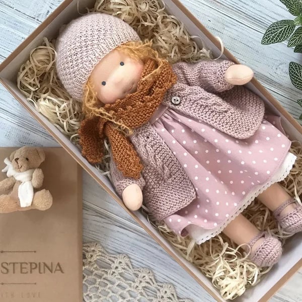 💥Specials this week🎁The Best Gift for Kids-Handmade Waldorf Doll - naotstore