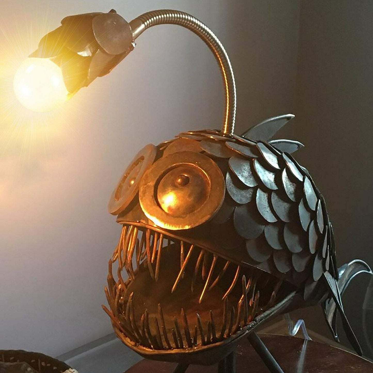 Usphonecards - Angler Fish Lamp-Best Home Decor Custom Art