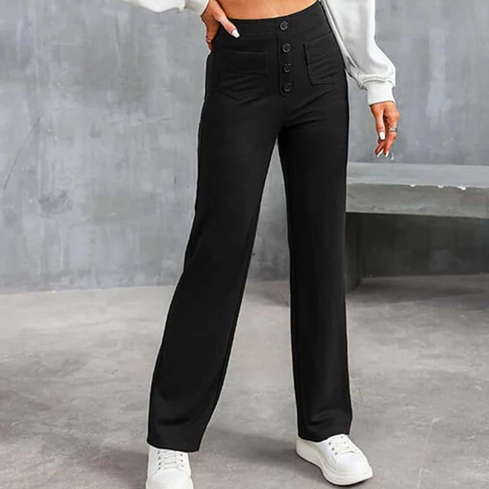 💥🔥Hottest products this month - High-waisted Elastic Casual Trousers - naotstore