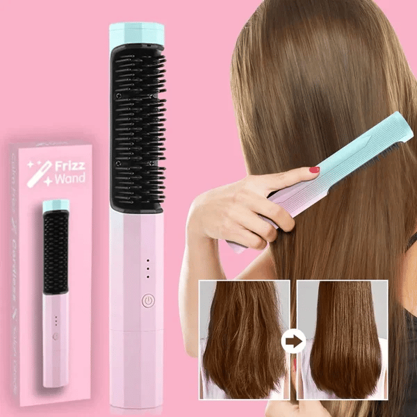 Usphonecards - Portable Cordless Hair Straightening Brush