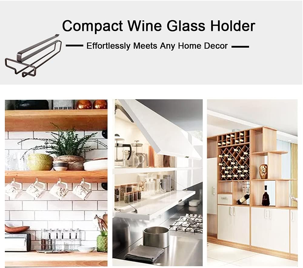 Usphonecards - Under Cabinet Wine Glass Holder